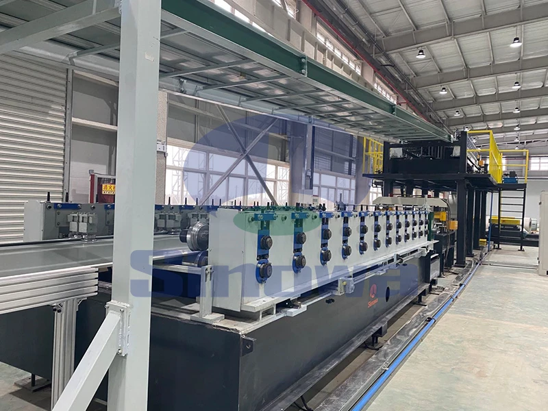 Does The PU Sandwich Panel Line Have Steel Sheet Leveling Device?