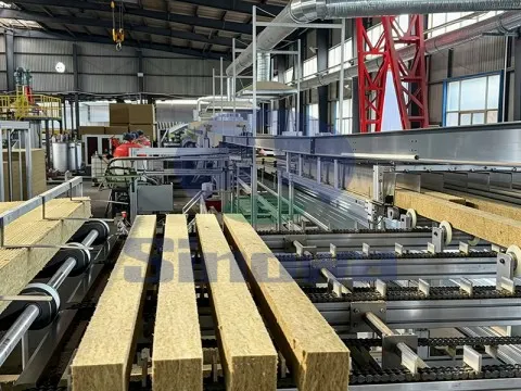 Color Steel Rockwool Sandwich Panel Line