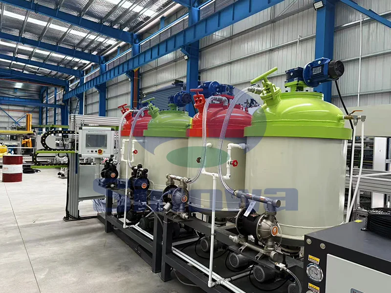 fully automatic sandwich panel equipment