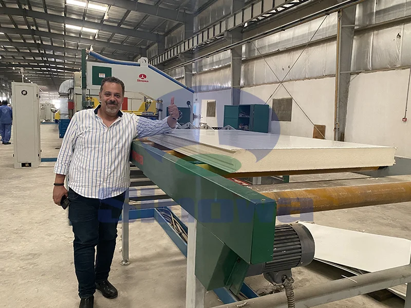 fully automatic sandwich panel line